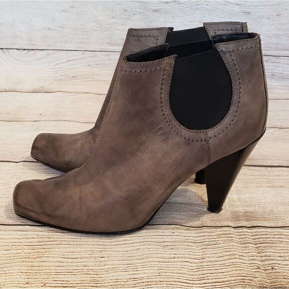 Leather Booties - Picture 1 of 16